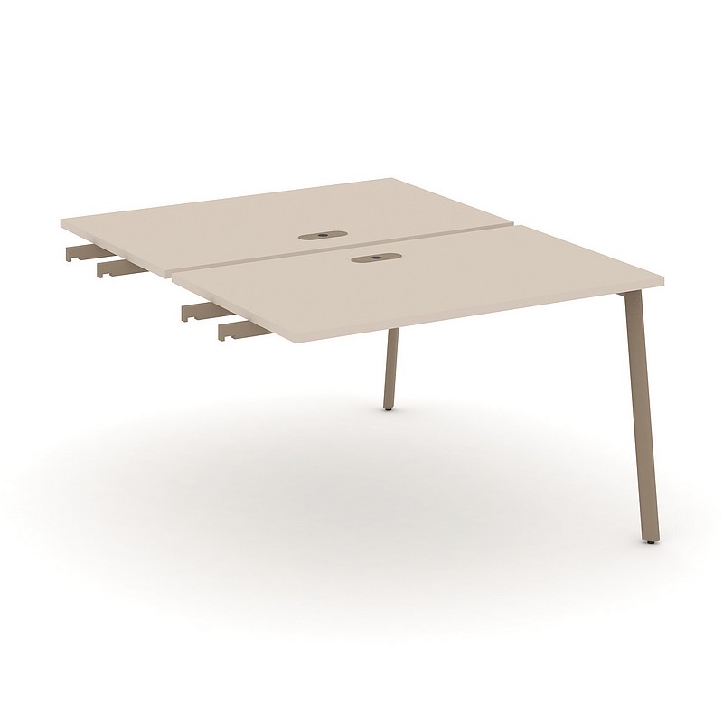 Мебель для персонала ESTETICA ES.D.SPR-2-LP Двойн.стол-прист.к тумбам с лючком на плоскоов.тр.