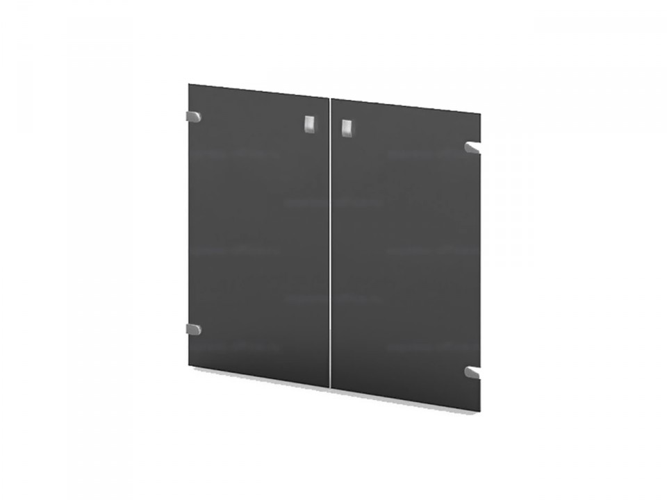 Мебель для персонала VASANTA Двери стеклянные тонированные V-012