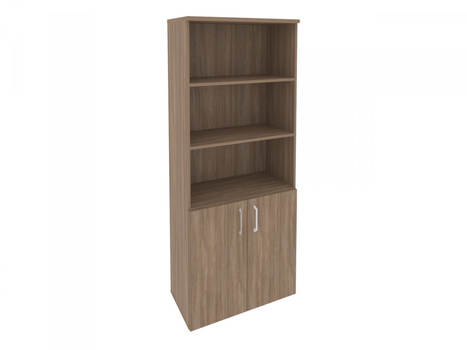 Офисная мебель для персонала ONIX O.ST-1.1 Шкаф высокий широкий (2 низких фасада ЛДСП)