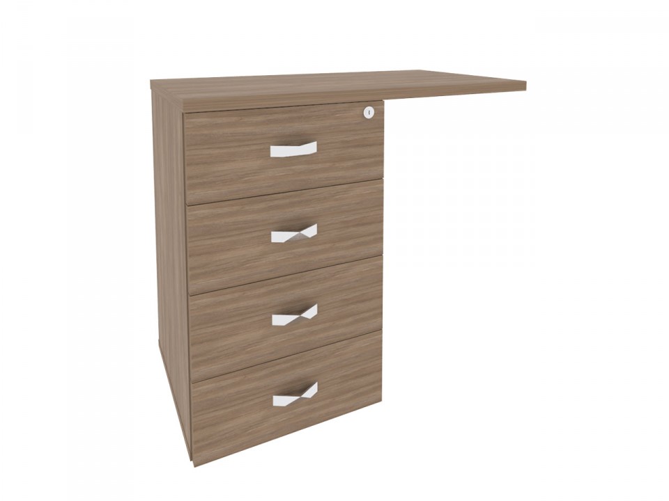 Офисная мебель для персонала ONIX O.TPU-4 Тумба приставная (универсальная л/пр)