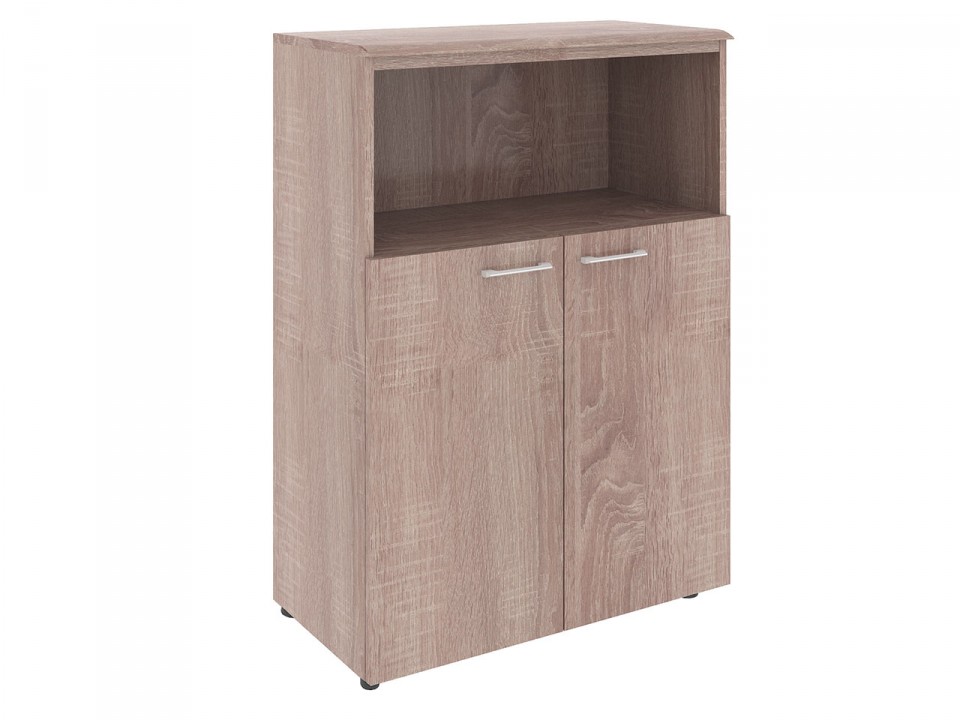 Офисная мебель WAVE Шкаф с глухими малыми дверьми и топом WMC 85.3