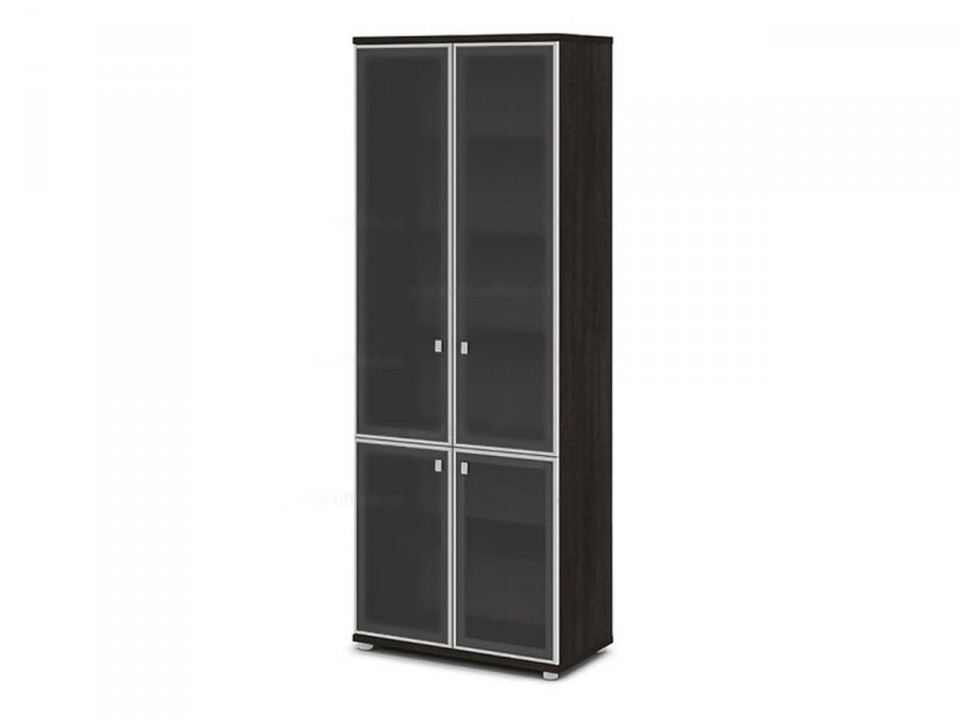 Мебель для персонала VASANTA Шкаф со стеклом в алюминиевом профиле V-612