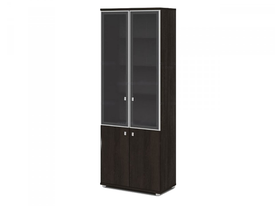 Мебель для персонала VASANTA Шкаф со стеклом в алюминиевом профиле V-614