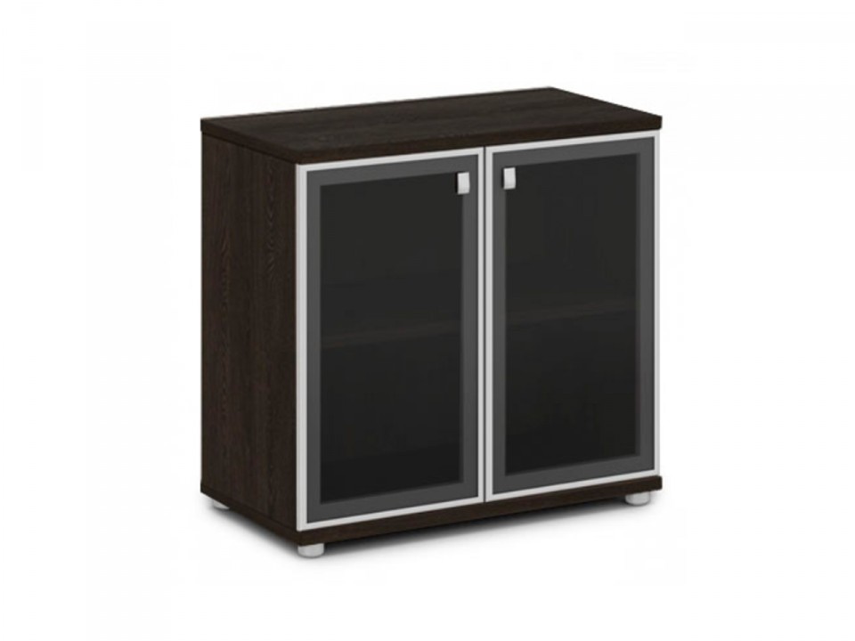 Мебель для персонала VASANTA Шкаф со стеклом в алюминиевом профиле V-652