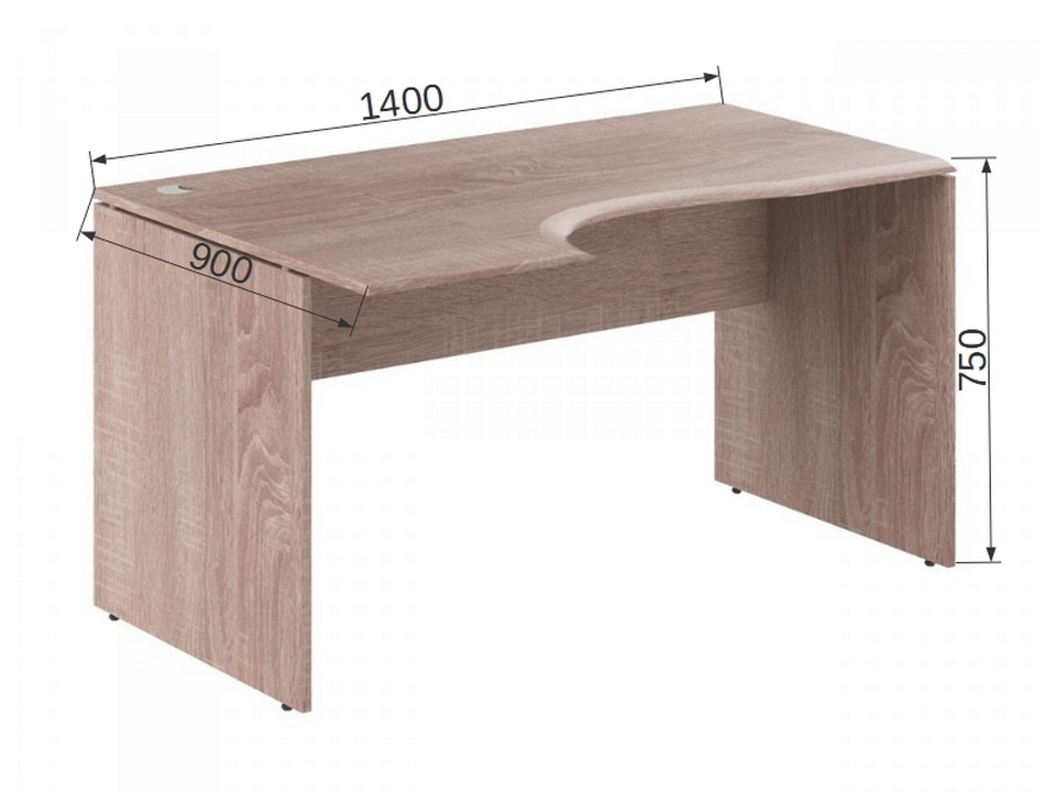 Офисная мебель WAVE Стол письменный WCET 149 L/R