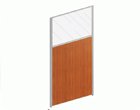 Перегородки для офиса РЕГИОН Перегородка  ДСП+стекло 1150х1600