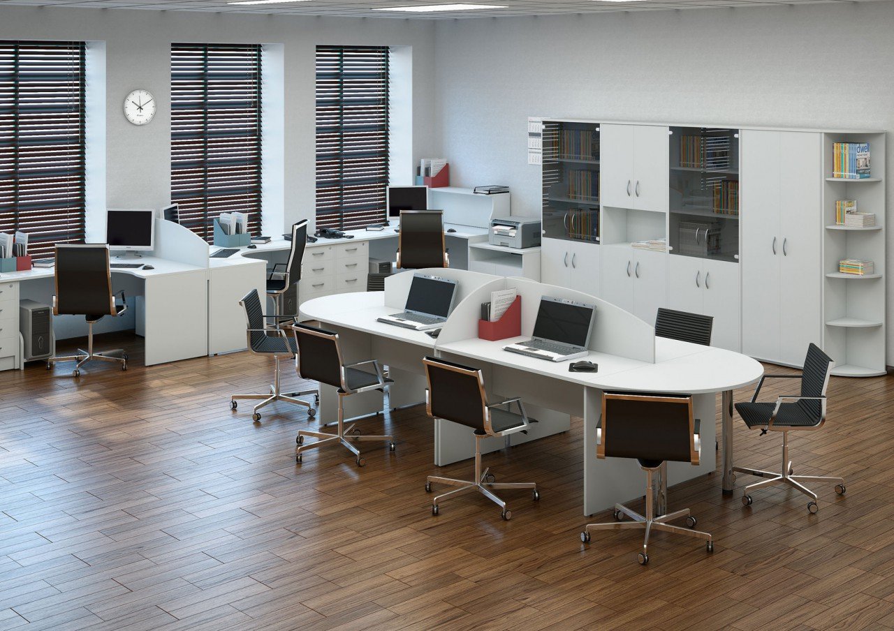 Чёрная мебель для офиса RIVA - вид 9