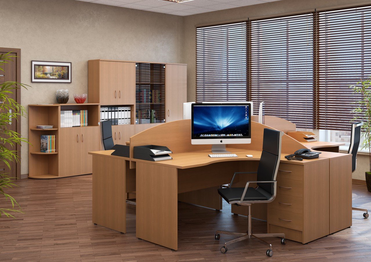 Чёрная мебель для офиса RIVA - вид 20