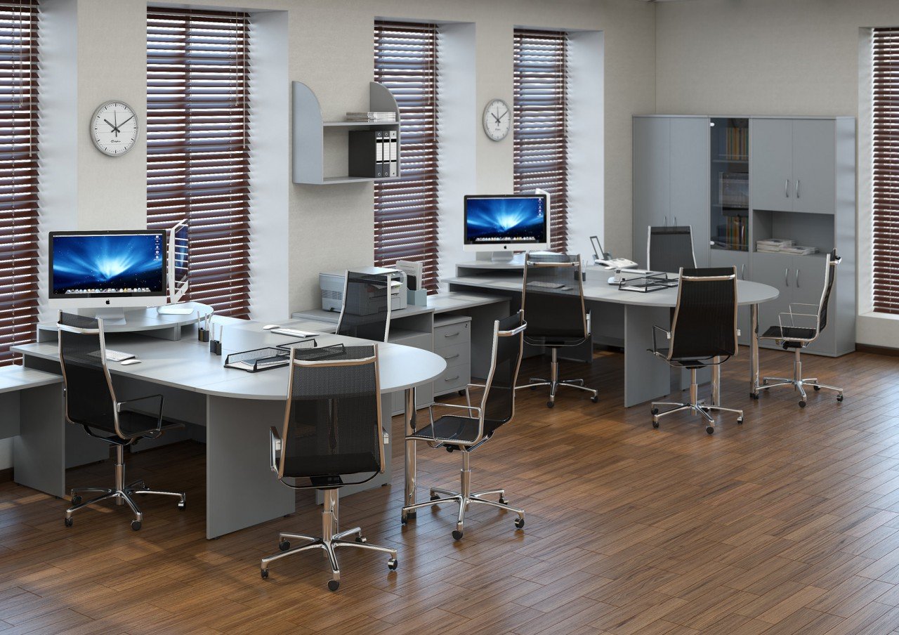 Чёрная мебель для офиса RIVA - вид 21