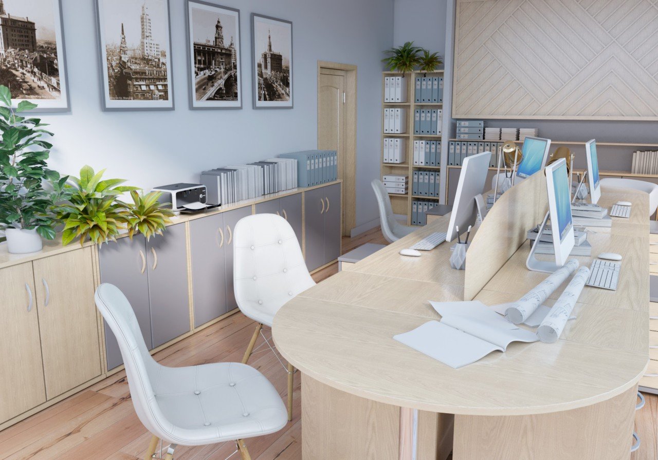 Чёрная мебель для офиса RIVA - вид 3