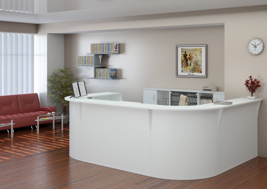 Угловая стойка-ресепшн RIVA - вид 5