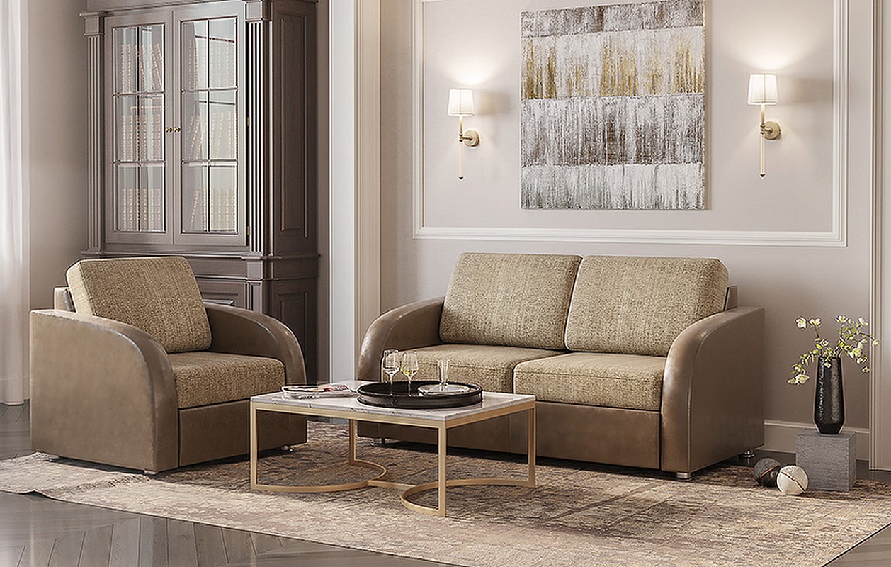 Офисный диван из кожзама Борн - вид 6