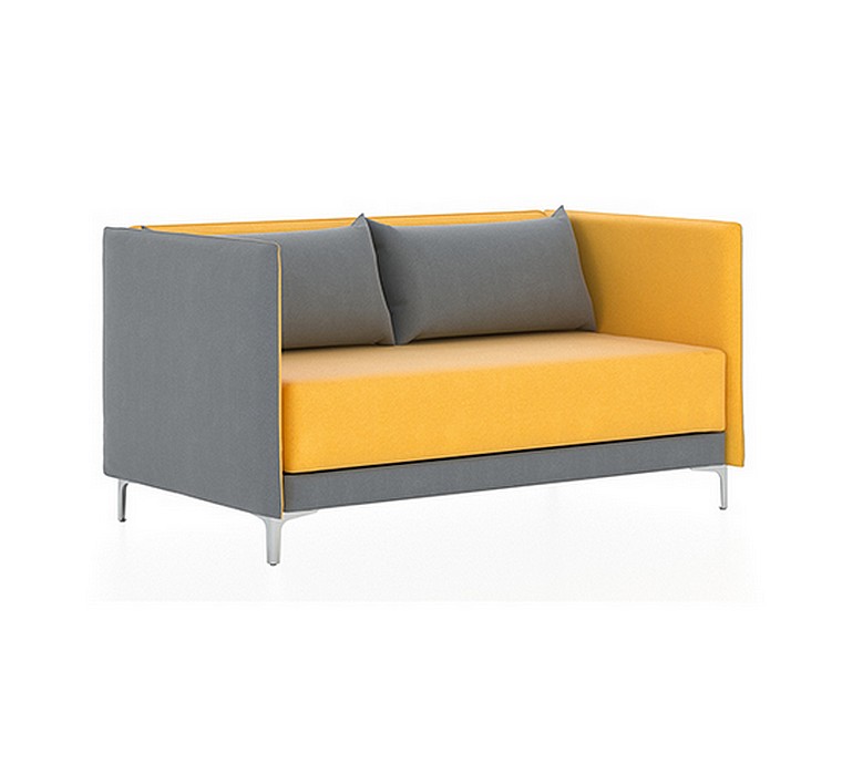 Офисный диван из кожзама Графит - вид 14