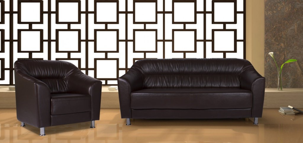 Офисный диван из кожзама Райт - вид 4