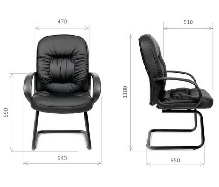 Офисный стул из кожзама CHAIRMAN 416V - вид 4