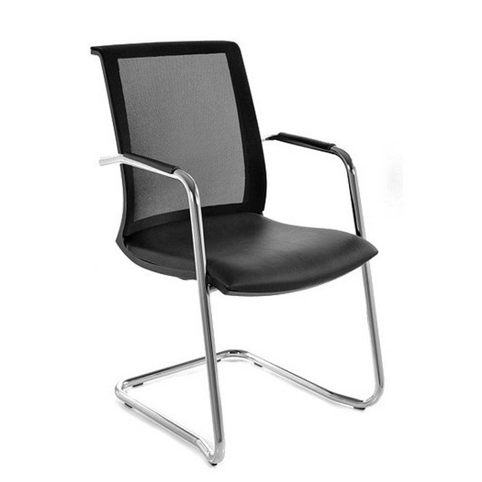 Стул офисный на полозьях Skin