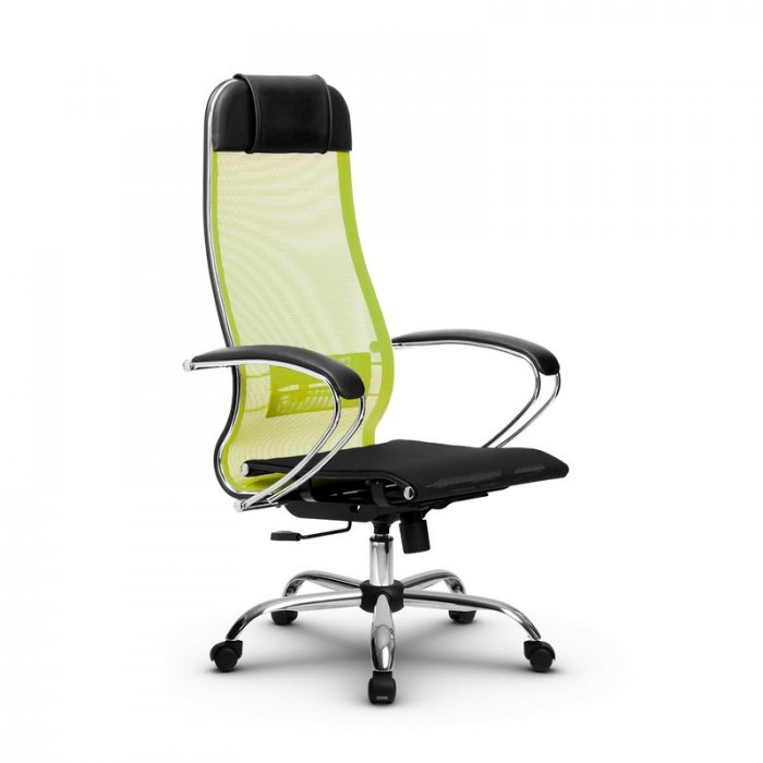 Кресло руководителя МЕТТА В-1m-4/K131 хром 17833